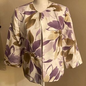 Vintage Alfred Dunner Floral Blazer